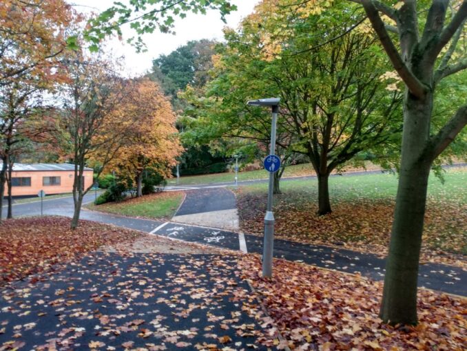 New path through Grey College, parallel to South Road