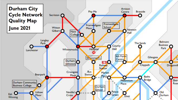 Excerpt from updated "tube map"