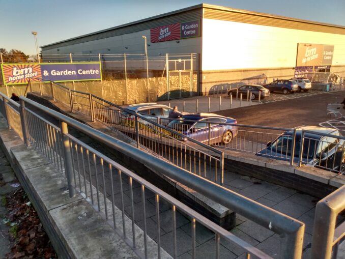 Ramp access from B&Q to Sunderland Road
